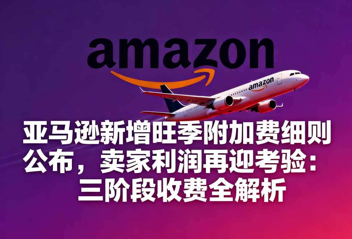 亞馬遜新增旺季附加費(fèi)細(xì)則公布，賣家利潤(rùn)再迎考驗(yàn)：三階段收費(fèi)全解析